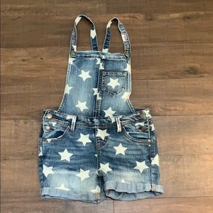 Cute girls overall shorts